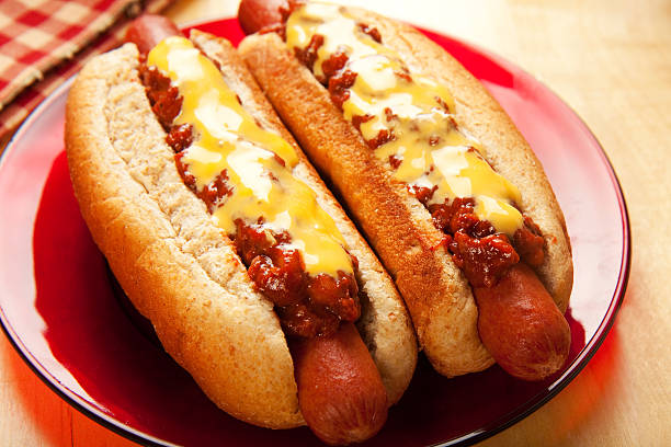 Perfect for the big game,  picnic, party or anytime, chili cheese dogs!